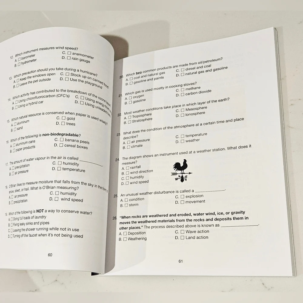 BOGO The G.L.A.T. Help Student Workbook Science Grade 6